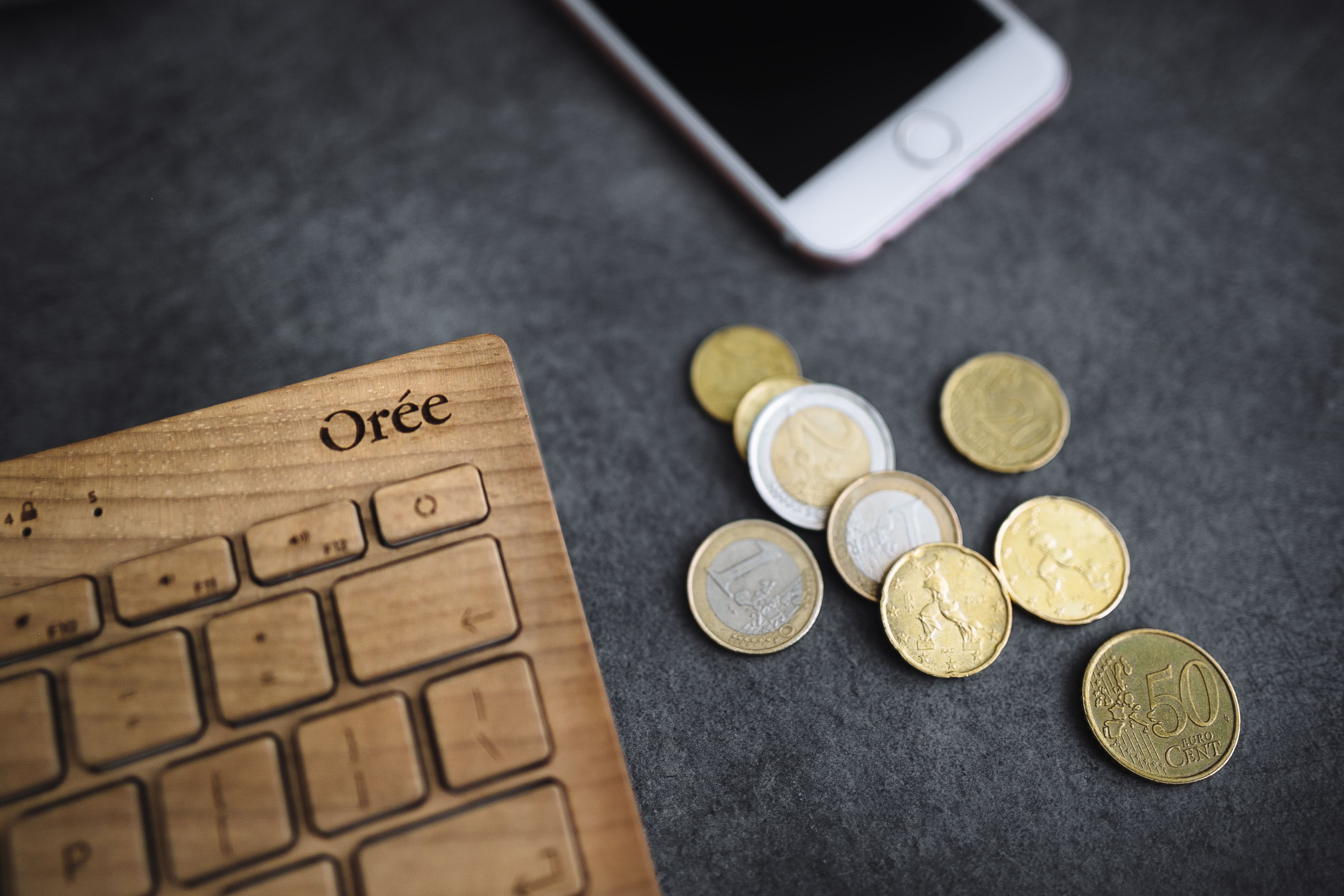 kaboompics_Euro coins currency of the European Union